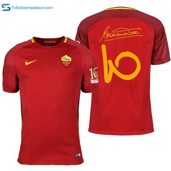Camiseta AS Roma 1ª Totti 10 2017/18